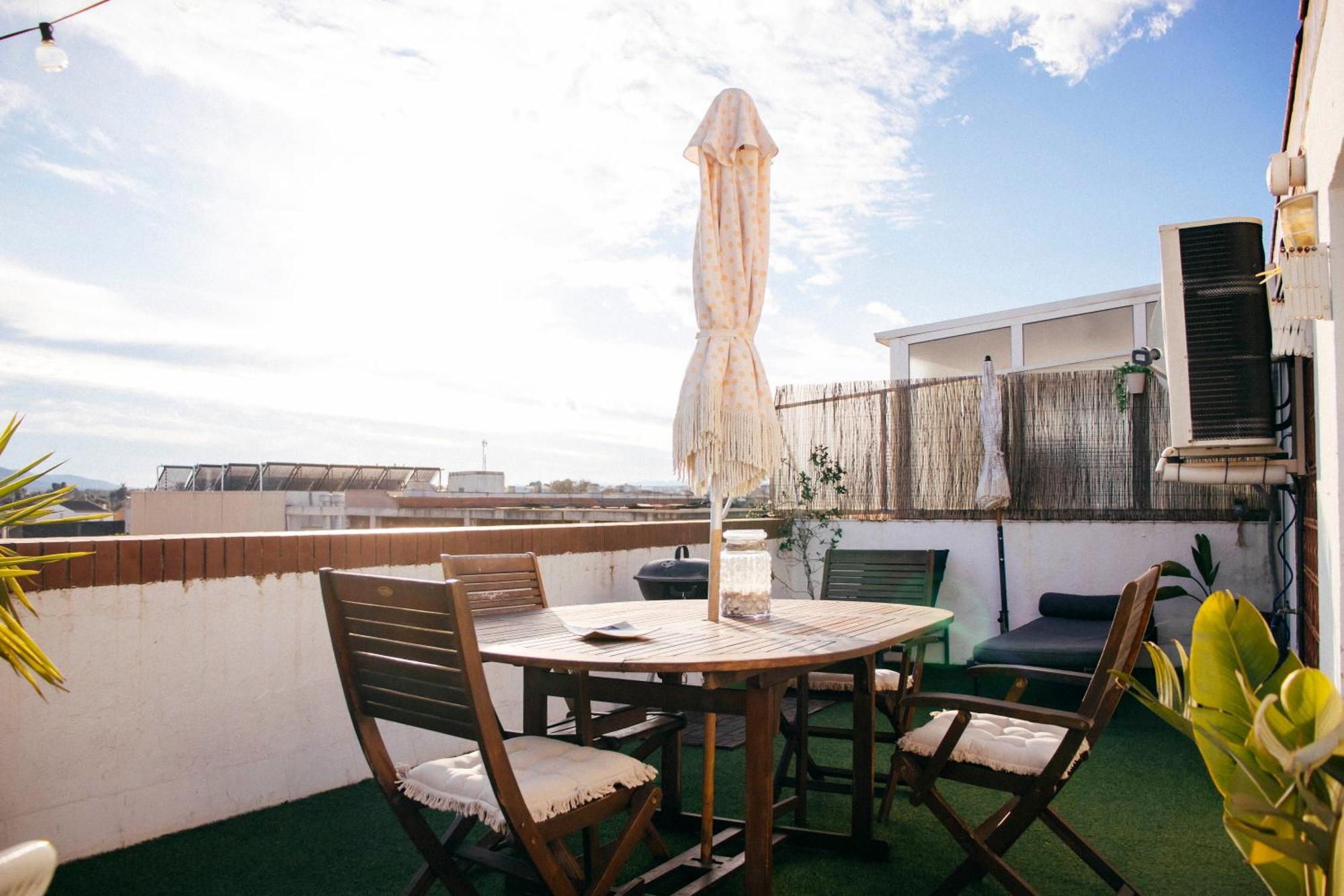 Apartamento Atico-Spa Santa Barbara Luaran gambar